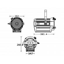 SILVER STAR SS815XAL FREZNO Ze-2 RGBAL френель, зум 15–45° 3 SILVER STAR SS815XAL FREZNO Ze-2 RGBAL френель, зум 15–45° 3