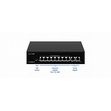 AirLive POE-GSH820-120 неуправляемый коммутатор 8×PoE+ гигабит бюджет 120Вт
