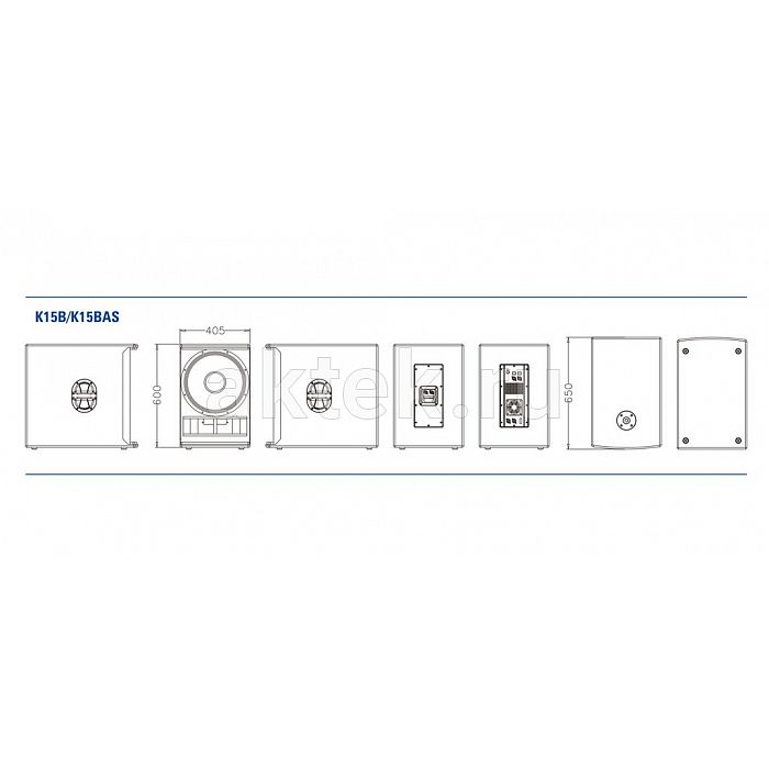 FDB Audio K15BAS активный сабвуфер, 15″, 450 Вт RMS 5