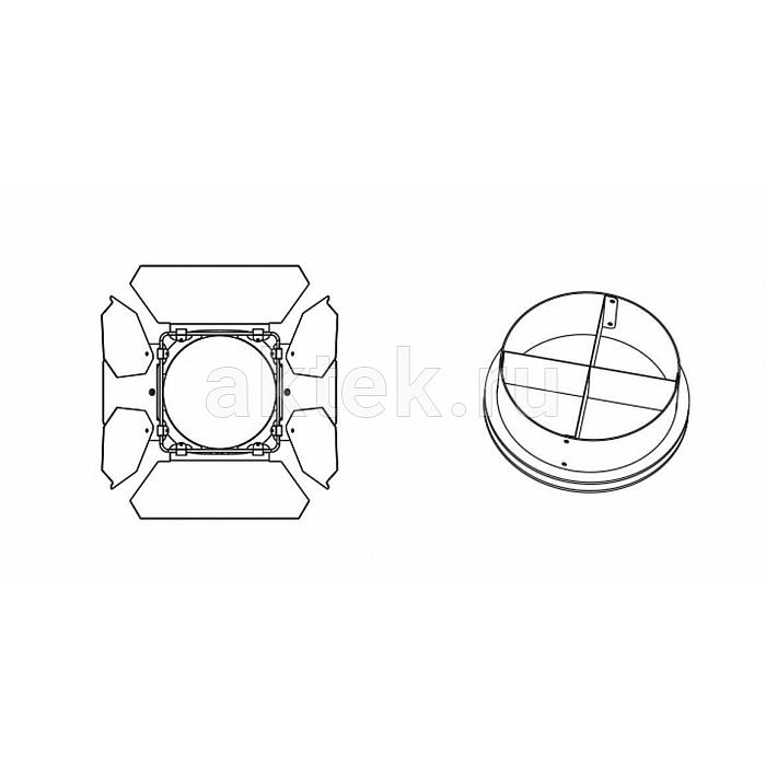 SILVER STAR SS816XH FREZNO 150 HEX прожектор френеля RGBALC 5