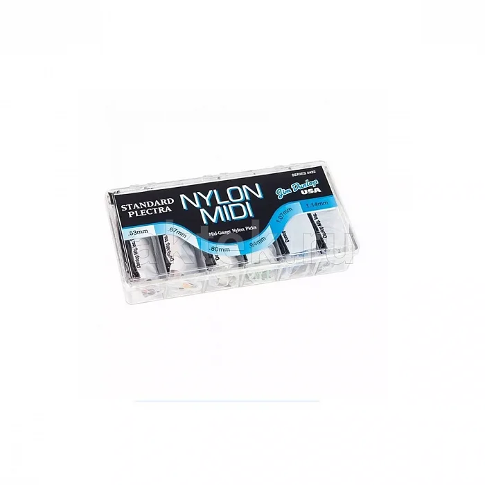 Dunlop 4432 Nylon Midi Standard Display набор медиаторов, нейлон 2