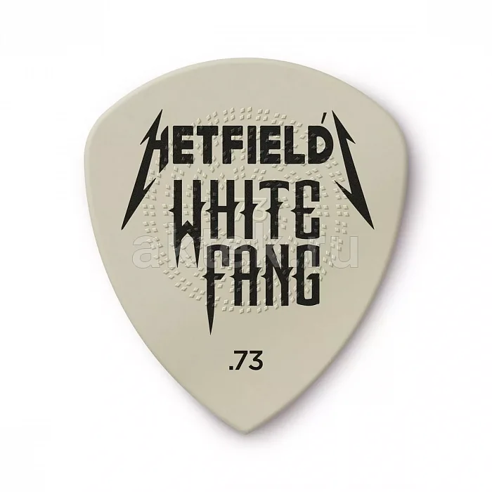 Dunlop PH122R073 Hetfield's White Fang Custom медиаторы, 0,73 мм, Flow