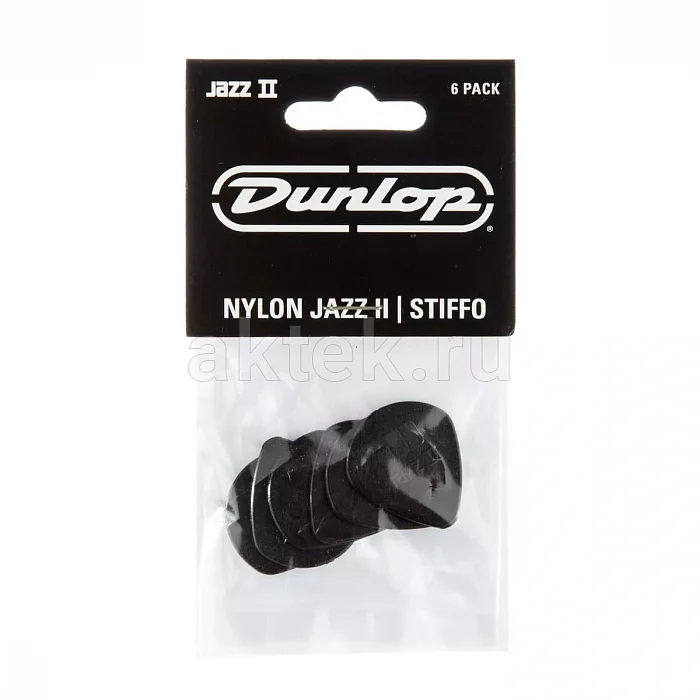 Dunlop 47R2S Nylon Jazz II 24Pack медиаторы, нейлон, 1,18 мм 4
