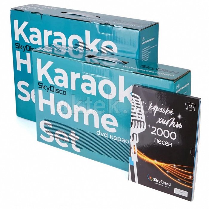 Домашний комплект караоке с микрофонами и акустикой SkyDisco Karaoke Home Set 2.0 Plus SM-3BT 5