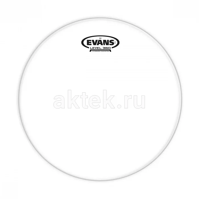 Evans TT12G1 Genera G1 Clear 12" пластик тома, однослойный