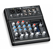 AuraSonics K4 компактный микшерный пульт 2 мик.+1 2