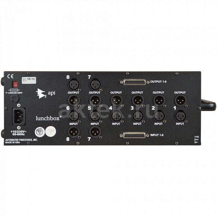 Корпус для модулей 500 API Audio 6-slot lunchbox® (6B-HC) 2