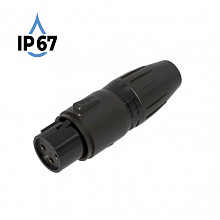 SEETRONIC SCWF3-B-67 кабельный XLR-разъём female, IP67 2