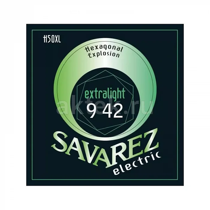 Savarez H50XL Hexagonal Explosion Extra Light комплект струн, калибр 9-42