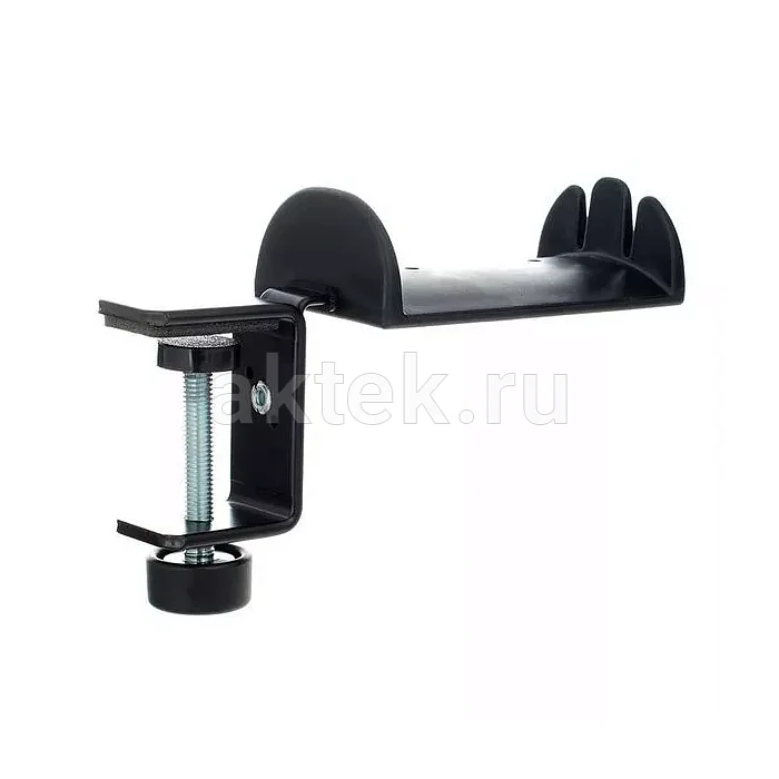 K&M 16090-000-55 настольный держатель для четырёх наушников, стальной, чёрный 3