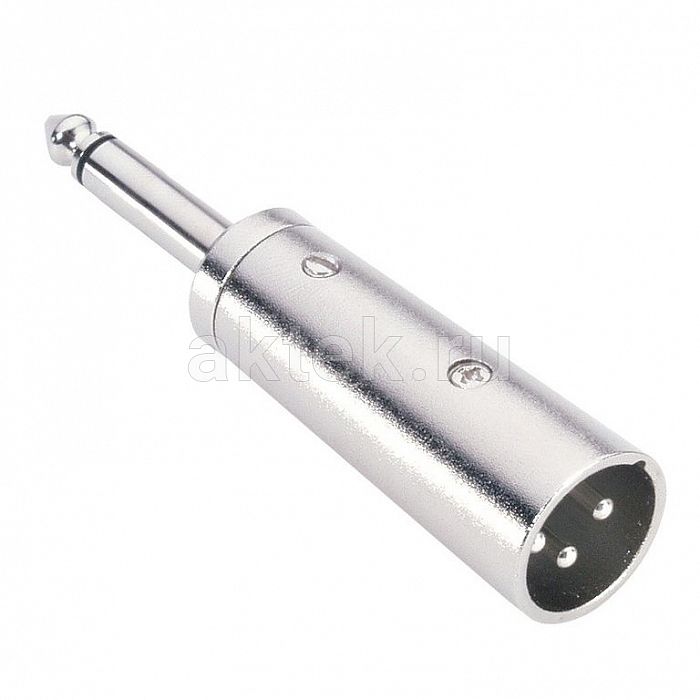 Adam Hall 7872 Silver адаптер XLR-M–TS6.3-M