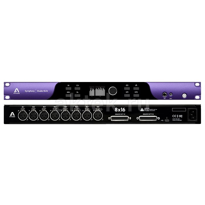 Apogee Symphony Studio 8X16 USB-C аудиоинтерфейс 24-канальный с DSP