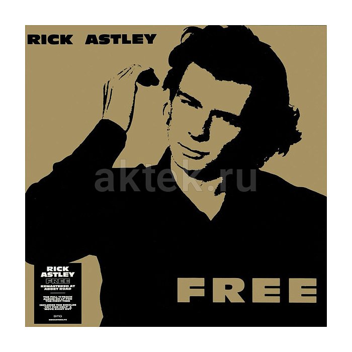 Виниловая пластинка RICK ASTLEY - FREE 180 GRAM BLACK VINYL 12"