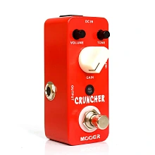 Mooer Cruncher аналоговая мини-педаль дисторшна, high-gain, 3 регулятора 2 Mooer Cruncher аналоговая мини-педаль дисторшна, high-gain, 3 регулятора 2