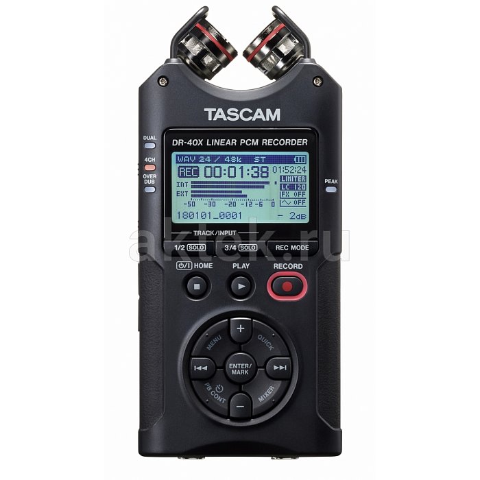 Портативный аудиорекордер TASCAM DR-40X 3