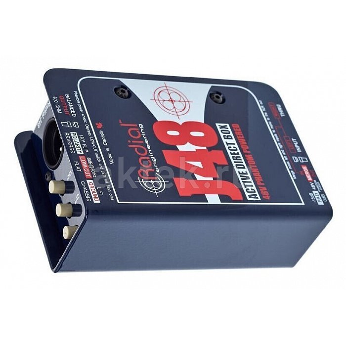 Директ-бокс Radial J48 1-channel Active 48v Direct Box 5