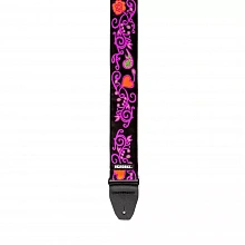 Dunlop JH22 Hendrix Backlight Monterey гитарный ремень, жаккард 2