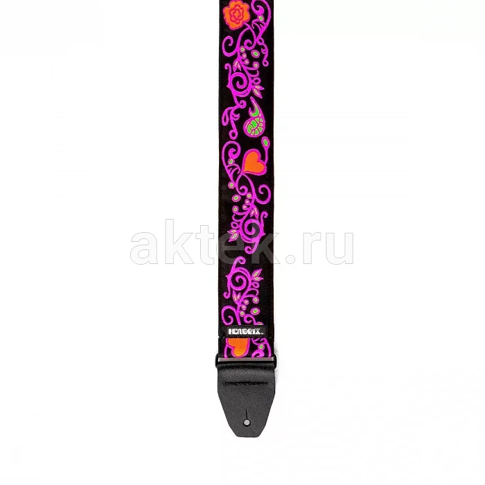 Dunlop JH22 Hendrix Backlight Monterey гитарный ремень, жаккард 2
