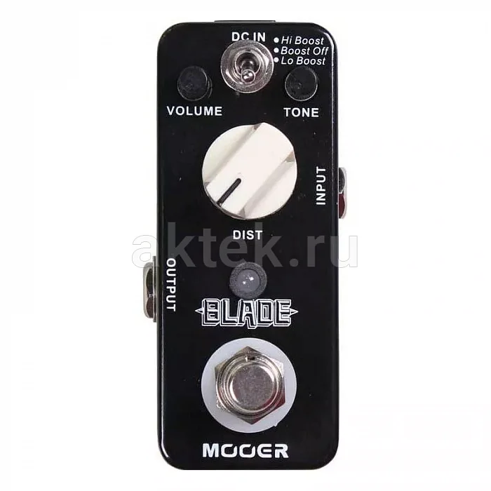 Mooer Blade педаль дисторшна с тремя режимами