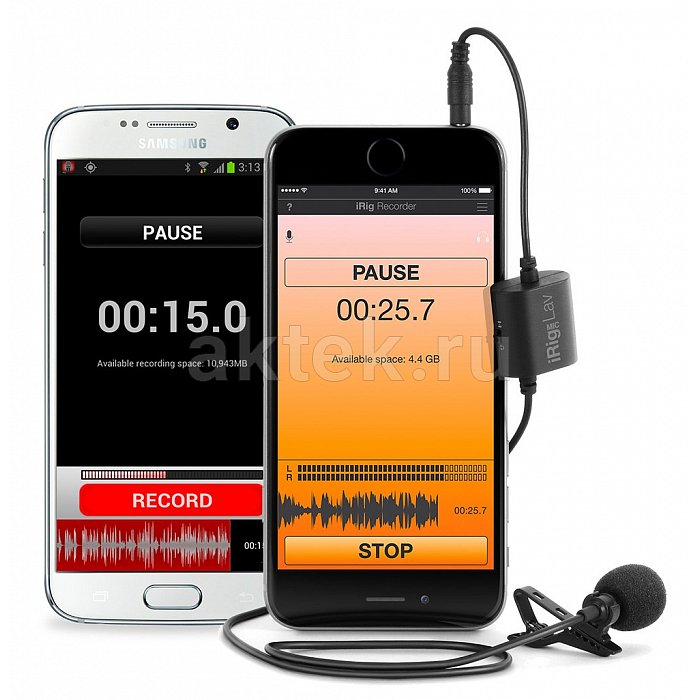 Петличный микрофон IK MULTIMEDIA iRig Mic Lav 3