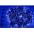 Гирлянда LED клип-лайт 24V, 5 нитей по 20 метров, Flashing синяя