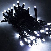 Светодиодная уличная гирлянда Led Light 20м холодный белый