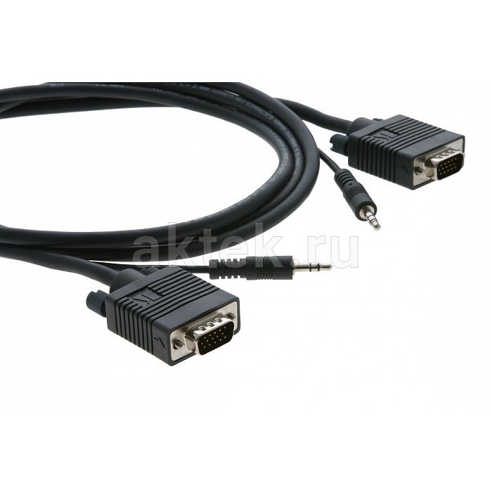 Kramer C-MGMA/MGMA-3 Micro-VGA-M+аудио–VGA-M+аудио кабель 0.9м