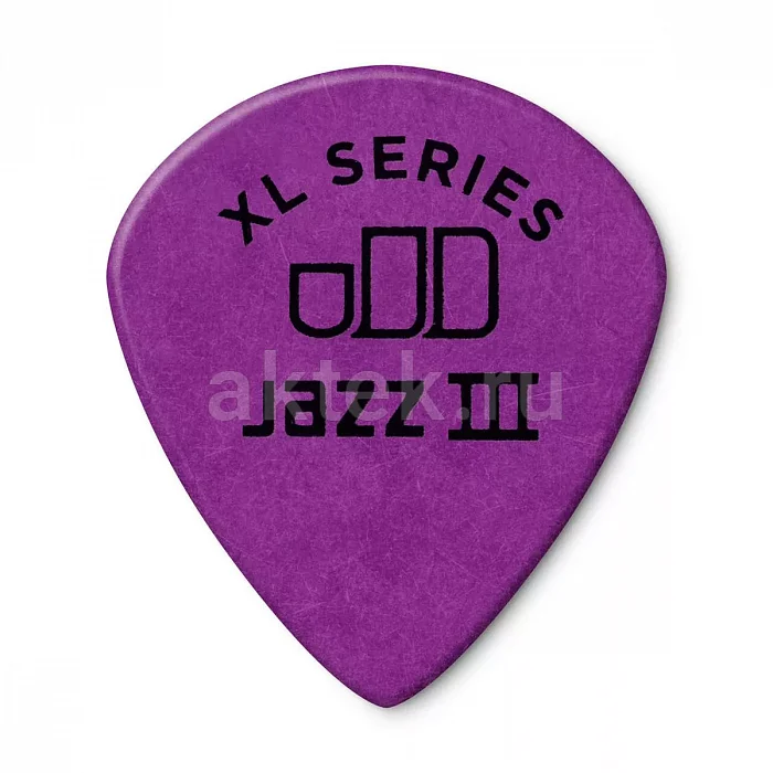 Dunlop 498P114 Tortex Jazz III XL медиаторы, 1,14 мм 3