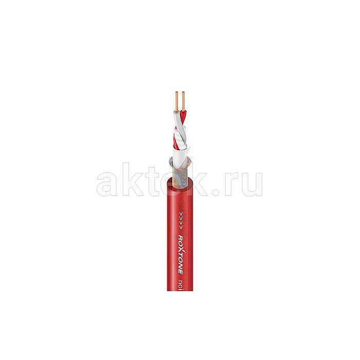 ROXTONE MC080/100 микрофонный кабель OFC, 100 м, красный