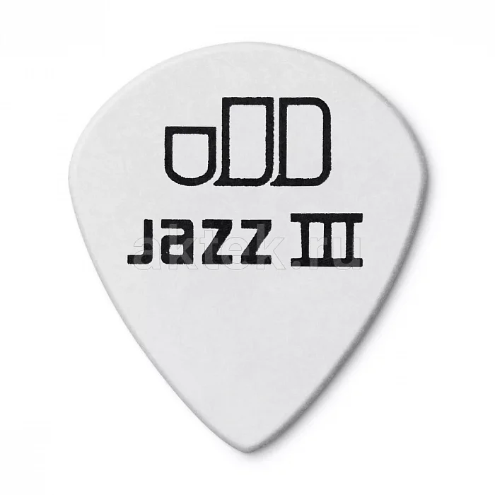 Dunlop 478P100 Tortex White Jazz III медиаторы, 1 мм 3