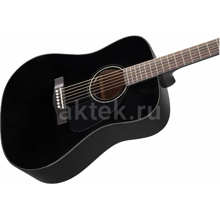 Акустическая гитара FENDER CD-60 DREAD V3 DS BLK WN 4