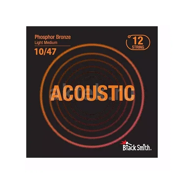 BlackSmith Phosphor Bronze Light Medium 10/47 струны для двенадцатиструнной акустики