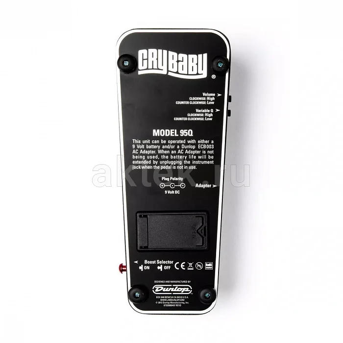 Dunlop 95Q Cry Baby педаль вау-вау 4
