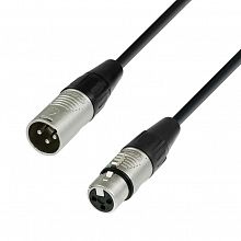 Adam Hall K4 MMF 2000 Black XLR-M–XLR-F-кабель 20м