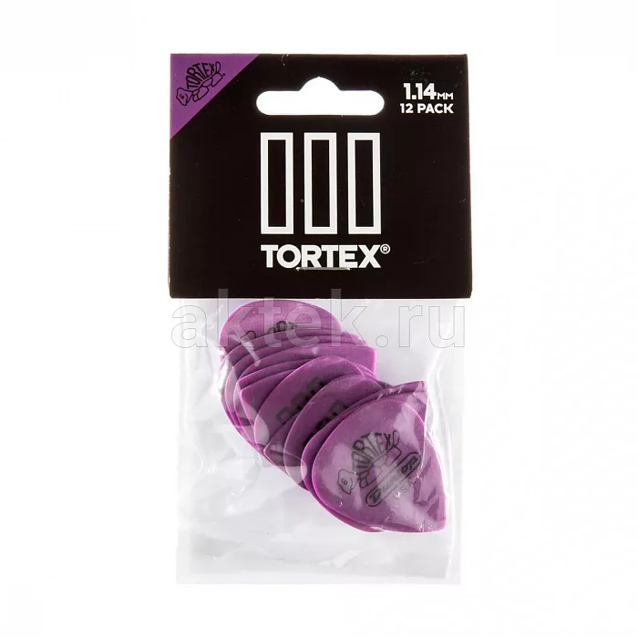 Dunlop 462P114 Tortex TIII 12Pack медиаторы, 1,14 мм, 12 шт 4