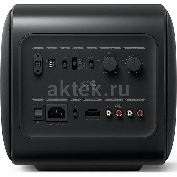 KEF KC62 Carbon Black сабвуфер, 1000 Вт, 6.5" 4