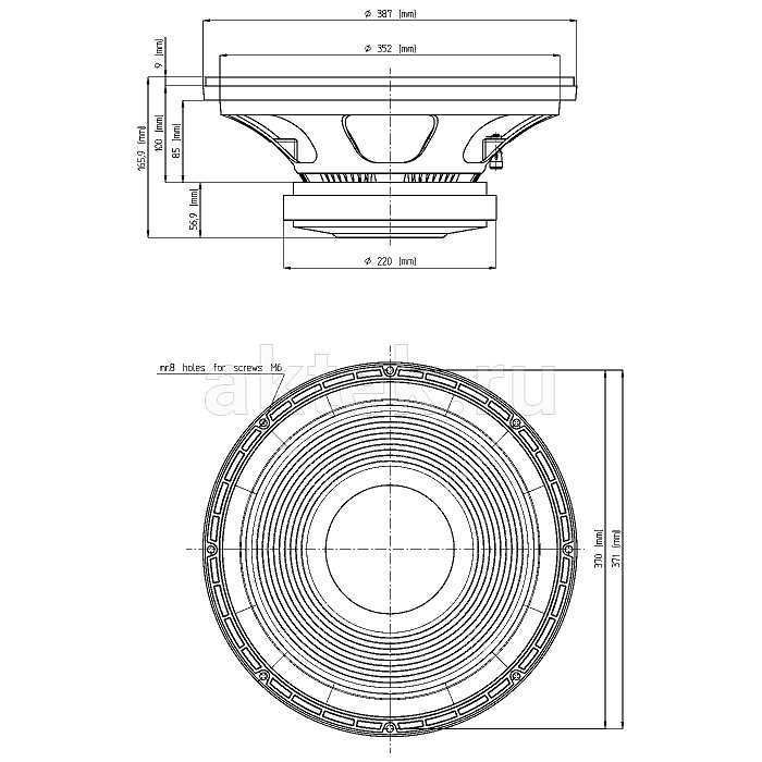 Динамик 15" EIGHTEEN SOUND 15LW1500/8 2