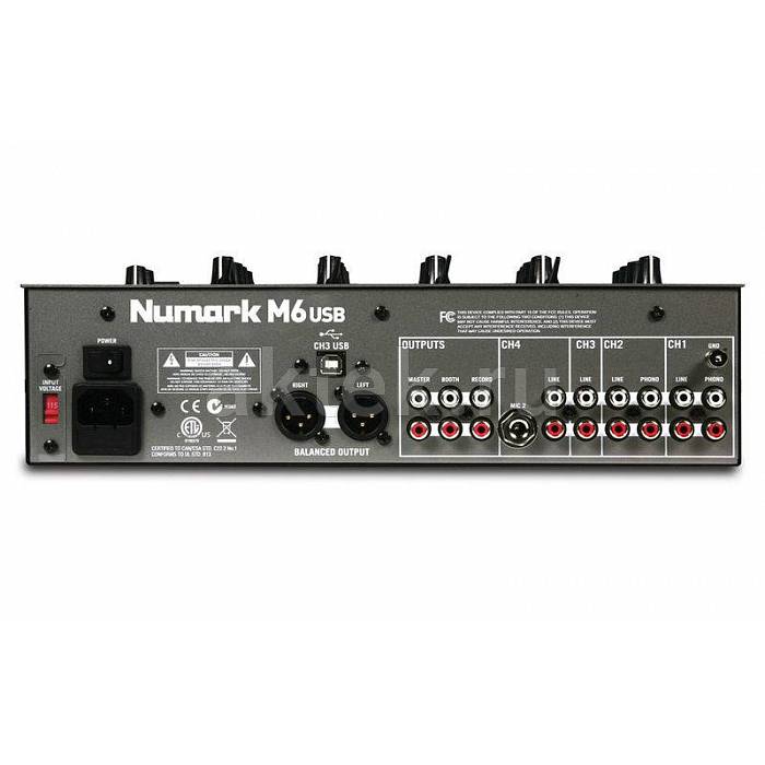 Четырехканальный микшер NUMARK M6USB 5
