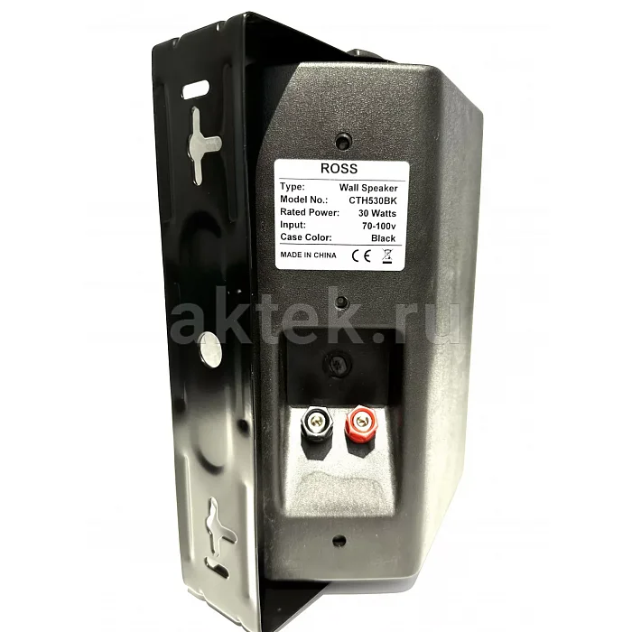 ROSS CTH530BK настенная трансляционная акустика, 30 Вт, 5 дюйма 5