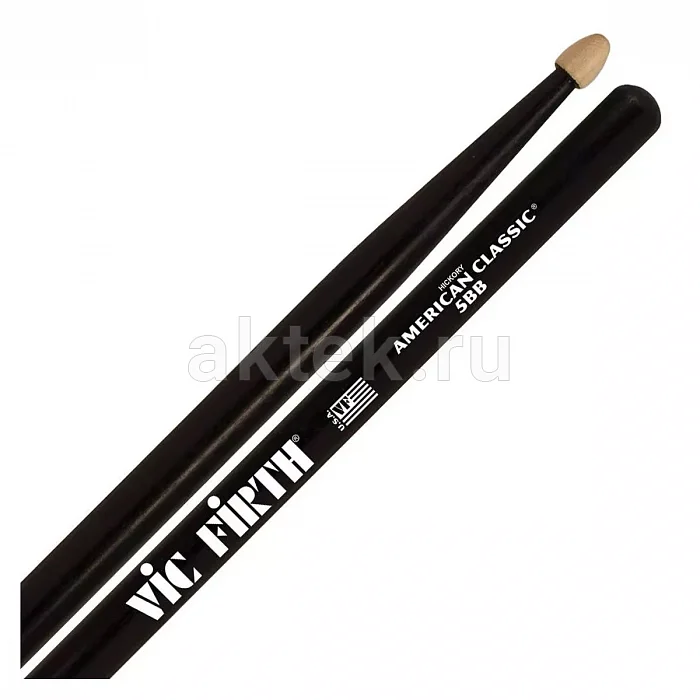Vic Firth 5BB барабанные палочки, орех 2