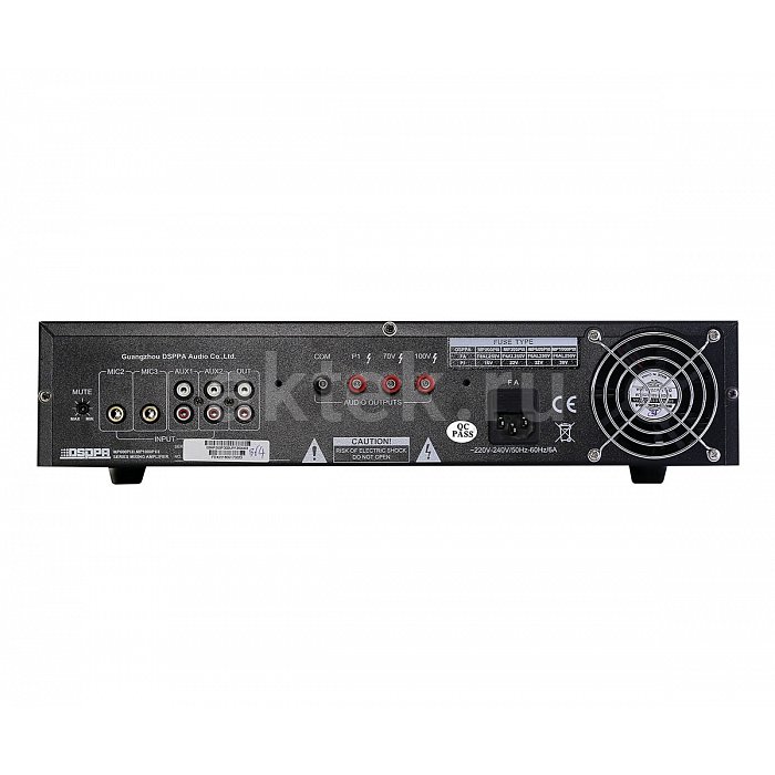 DSPPA MP-200P трансляционный усилитель, 60 Вт 3