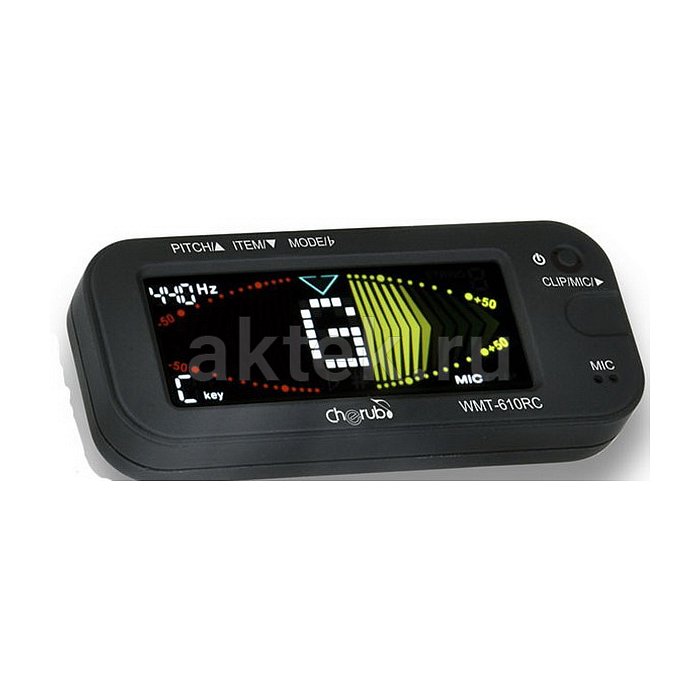 Тюнер/метроном-прищепка CHERUB WMT-610RC 4