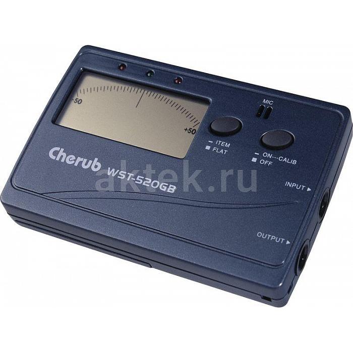 Тюнер для гитары и бас-гитары CHERUB WST-520GB 2