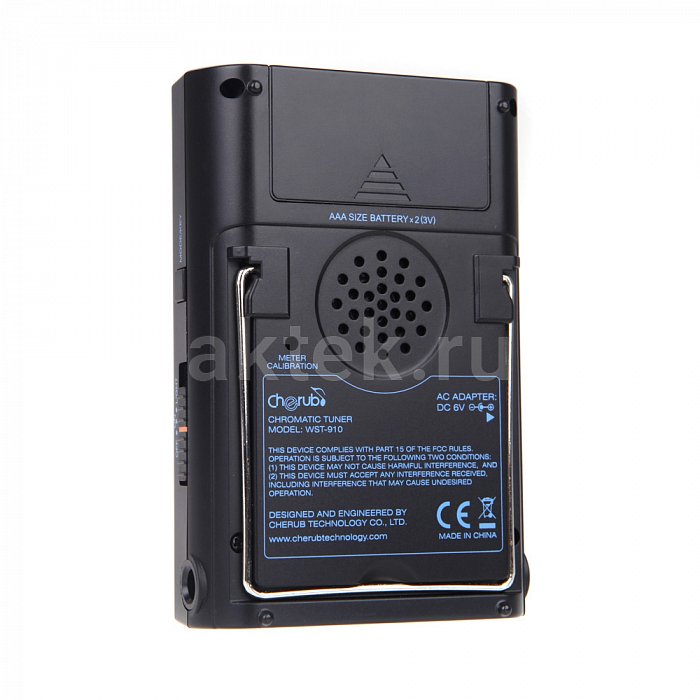 Хроматический тюнер CHERUB WST-910 4