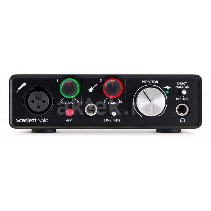 Аудиоинтерфейс FOCUSRITE Scarlett Solo 2nd Gen 4