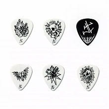 Dunlop JPH01T088 James Hetfield Pick Tin набор медиаторов, 0,88 мм 2