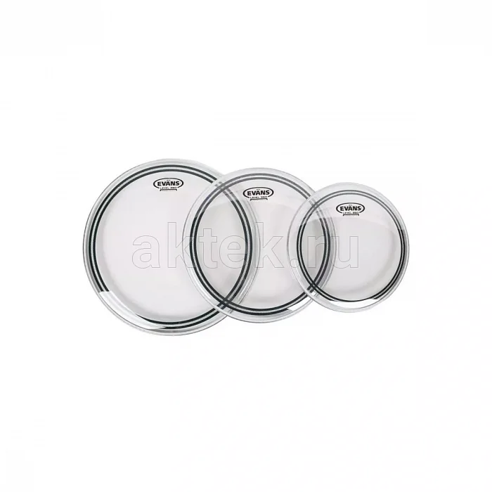 Evans ETP-EC2SCTD-S комплект пластиков томов 12″/13″/16″, двухслойные 2