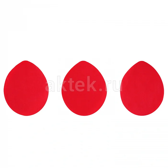Конфетти бумажное лепестки 4,1см 1кг красный 5