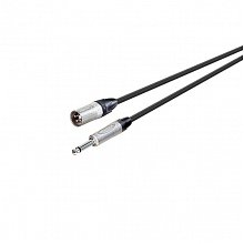 ROXTONE NMXJ230/1 аудиокабель XLR–Jack 6,3, 1 м, 2×0,30 мм²