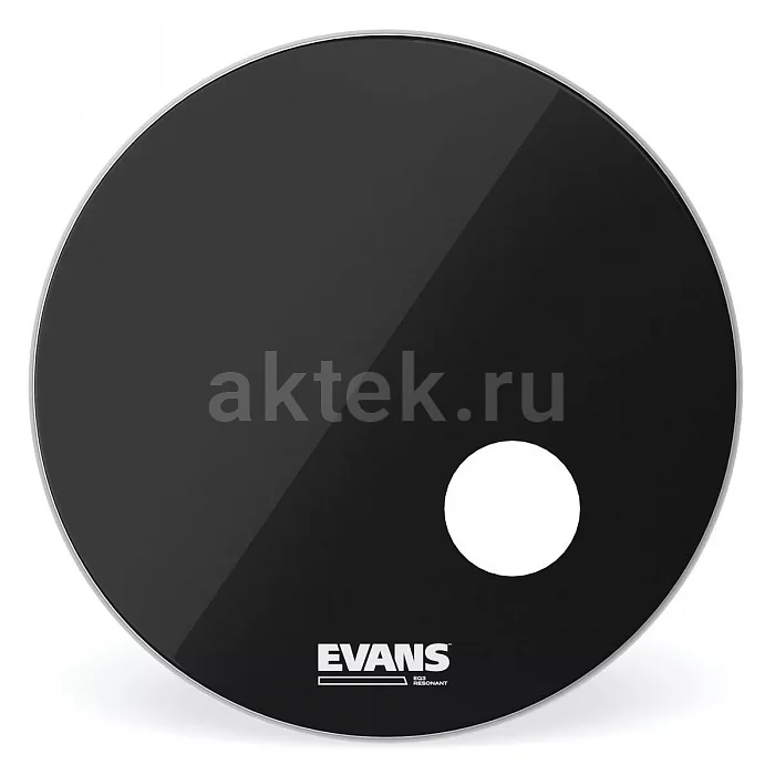 Evans BD18RB EQ3 Resonant Black 18" пластик бас-барабана, с демпфированием